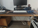 木藝生原创电脑桌台式家用办公书桌卧室电竞桌椅套装碳纤维竞技游戏桌子 高端玩家M9系黑胡桃25mm手工斜面 长160宽70高75cm 实拍图