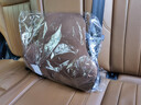 【京东物流】北欧太空慢回弹腰垫靠枕椅子腰靠腰部支撑汽车腰托靠 咖色 高弹腰靠 实拍图