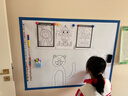 飞博士90*120cm软白板墙贴不伤墙可移除磁性小白板办公写字板挂式磁力黑板家用可擦儿童涂鸦墙纸 实拍图