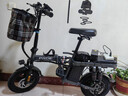 普莱德新国标折叠电动自行车 超长续航电动车 铝合金代驾车 锂电池助力男女通用成人电瓶车 代步电单车 旗舰-12减震-进囗级35A-纯电续航约105km 实拍图