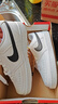 耐克NIKE运动板鞋女缓震COURT VISION运动鞋DH3158-101白黑36.5 实拍图