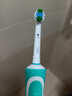 欧乐B电动牙刷成人送男士女士情侣实用新人生日2D声波小圆头旋转充电式软毛刷头D12两支装礼物 实拍图