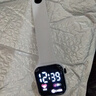 其他品牌高颜值LED手表时尚方形学生科技感超强夜光数字个性运动 白色 实拍图