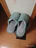 回力日系柔软情侣棉拖秋冬家居室内保暖棉鞋女款HL0006绿色40-41码 实拍图