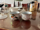 容山堂官窑彩绘茶杯大小号可养开片主人杯单个杯盏品茗杯功夫茶具 官窑茶杯-事事如意 实拍图