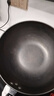 炊大皇炒锅铁锅健康0无涂层蜂窝纹32cm家用炒菜锅玄铁XT32CGH 实拍图