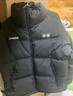 李宁防泼水防风科技短羽绒服男女同款25排湿宽松鸭绒运动外套AYMV431 实拍图