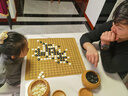 赢八围棋套装五子棋361仿玉棋子学生成人入门仿竹纹棋罐加厚皮革棋盘 实拍图