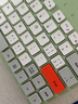 B.O.W航世（BOW）K620U有线键盘 办公键盘 超薄便携键盘 79键 台式笔记本巧克力按键小键盘 橙灰绿 实拍图