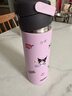 膳魔师（THERMOS）儿童保温杯学生直饮水杯三丽鸥联名水壶316L不锈钢水杯500ml紫 实拍图