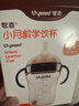 世喜婴儿学饮杯6个月以上鸭嘴杯PPSU喝水奶瓶重力球吸管水杯300ml 实拍图