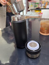 京东京造 咔哒保温杯 茶水分离Tritan杯口三段式男士女316L不锈钢 黑400ml 实拍图