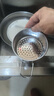 不锈钢水槽过滤篮厨房挂式沥水洗菜多功能蔬果收纳筷勺大号分离器 【1个装】不锈钢沥水篮 实拍图