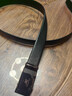 RONALDPOLO真皮男士皮带头层纯牛皮自动扣商务腰带高档生日礼物送男友裤带 枪色-头层牛皮 125cm 实拍图