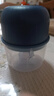 绞肉机小型打蒜器家用绞蒜切蒜器多功能辅食料理机电动蒜泥神器蒜蓉机自动切菜机压蒜器 蓝色-升级大电机 0.26L （塑料杯） 实拍图