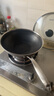 炊大皇 炒锅 304不锈钢炒菜锅煎锅 平底不粘炒锅32cm 可立可视盖不挑灶 实拍图