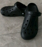 CROCS卡骆驰洞洞鞋贝雅男鞋女鞋轻便耐磨一脚蹬拖鞋休闲鞋|10126 黑色-001 44 (280mm) 实拍图