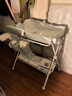 babycare尿布台多功能可折叠新生儿护理台抚触洗澡便携婴儿床-温特绿 实拍图