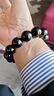 石玥珠宝精品16mm天然黑曜石手串本命年佛珠转运珠水晶手链男女士款礼物 实拍图