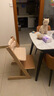 Nuskin成长椅儿童餐椅婴儿餐桌座椅宝宝家用学习椅进口实榉木吃饭椅子 餐椅+坐垫备注颜色 实拍图
