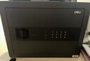 得力（deli） 小型办公家用保管箱 酒店保险防盗存钱保管柜 可入墙入柜 床头衣柜隐藏嵌入式收纳柜 防搬运警报 高30cm【电子密码】AE219黑色 实拍图