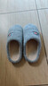 大嘴猴（paul frank）棉拖鞋男情侣时尚简约厚底家居保暖冬季拖鞋PF6661蓝色290 实拍图