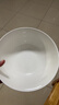 顺祥轻奢碗碟套装陶瓷米饭碗家用高档釉下彩纯白简约碗盘餐具汤面碗 8英寸汤碗 实拍图