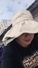 MISSION UV黑胶防晒帽女遮阳帽贝壳太阳帽渔夫帽夏季遮脸防紫外线大帽檐帽子 实拍图