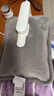彩虹热水袋暖手宝充电暖宝宝暖水袋注水暖手袋热敷暖肚子暖脚 灰色 实拍图