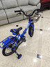 凤凰（Phoenix）儿童自行车宝宝脚踏车儿童折叠自行车4-8岁童车 陆寻  蓝色 16寸 实拍图