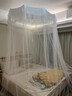 圣安贝 圣安贝 蚊帐圆顶加高宫廷吊顶装天花 白色 200cm*120cm*300cm 圆形直径120 实拍图