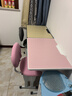 晶霄儿童学习桌椅套装作业课桌子小孩书桌写字桌学校小学生家用可升降 【尊享款】70*50桌面+海绵椅 粉 实拍图