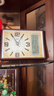 康巴丝（Compas）座钟客厅钟表台钟石英钟时钟现代日历温度床头钟3001 仿木 26cm 实拍图