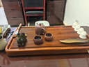 从简整块花梨木茶盘排水式家用实木茶台大号电木茶托简易功夫茶具托盘 南美花梨木简美：63*32*4.5CM 实拍图