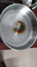 铿锵 316不锈钢平底锅家用无涂层煎锅煎蛋煎牛排烙饼锅燃气电磁炉通用 32cm无涂层煎锅【316无铆钉 实拍图