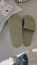 京东京造【糖果拖】拖鞋男士防滑轻便情侣防臭浴室拖凉拖鞋鞋墨绿40-41 实拍图