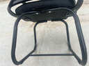 忆琳居电脑椅家用舒适办公椅子书桌椅学生家用靠背会议座椅宿舍学习久坐 【弓形款】海绵款-黑框黑网 实拍图