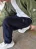 卡帕（Kappa）男裤背靠背针织运动裤男春秋新款男款休闲卫裤男士裤子KPGGAAK01D 【修身/运动/轻盈】暗夜蓝黑-906 M （推荐尺码170/80A） 实拍图