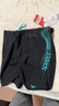 速比涛（Speedo）泳裤男大标logo系列专业训练抗氯速干经典及膝游泳裤 中灰蓝 38 实拍图