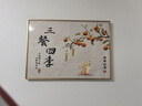 墨派餐厅装饰画现代简约饭厅横幅挂画轻奢饭厅背景墙厨房壁画免打孔 三餐四季 70*50cm【晶瓷】 实拍图