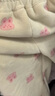 嘟嘟家【柔软厚实】儿童裤子秋冬款加绒宝宝冬装婴儿保暖裤女童男童棉裤 米色粉兔 110 实拍图