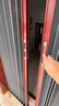 金凯盾金刚网隐形折叠纱门风琴式伸缩防盗防蚊防鼠铝合金折叠推拉纱门 定制叠加 实拍图