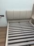 顾家家居（KUKA）布艺床京东家具双人床1.5米x2米9052月纱白高脚款床架京仓闪发 实拍图