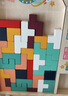小顽豆生日礼物俄罗斯方块积木拼图木幼儿童4到6岁早教男女孩拼装玩具 实拍图