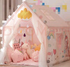 小斑鸠（little dove） 儿童帐篷室内游戏屋 大号男女孩公主房城堡玩具屋生日节日礼物 【顺丰/京仓】(实木)独角兽(不含垫)灯+云+旗 实拍图