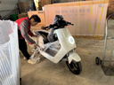 小牛（XIAONIU）NPlay电动摩托车铅酸电池 智能长续航通勤代步电瓶车【整车送到家-无服务费】N1S珍珠白 实拍图