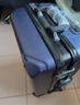 双星（doublestar）行李箱拉杆箱男次日达可登机箱大容量学生铝框密码箱旅行箱皮箱子 宝石蓝【加厚铝框可坐可踩】 20英寸  小型可上飞机-加厚箱体 实拍图