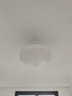 欧普（OPPLE）风扇灯吊扇灯遥控LED照明Ra98餐厅卧室吊灯变频低噪包安装 冰风白 实拍图