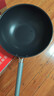 三禾0涂层炒锅无涂层不粘锅304钛不锈钢电磁炉通用炒菜锅32cmLC32S16 实拍图