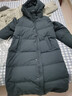 京东京造【高充绒312G】90绒羽绒服男冬季男女长款加厚保暖外套 灰色 3XL 实拍图